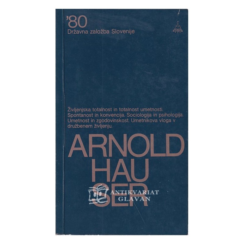 Arnold Hauser - Umetnost in družba