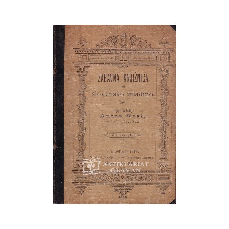 Zabavna knjižnica za slovensko mladino VII. zvezek -
