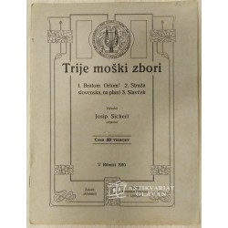 Josip Sicherl - Trije moški zbori