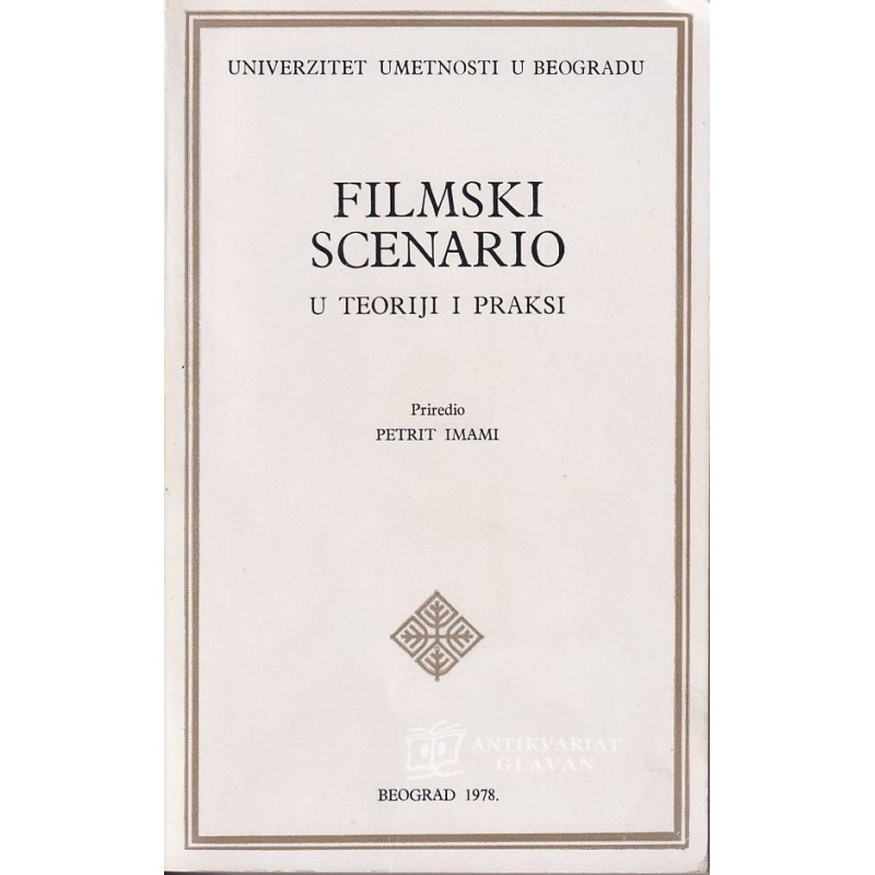 Petrit Imami - Filmski scenario u teoriji i praksi
