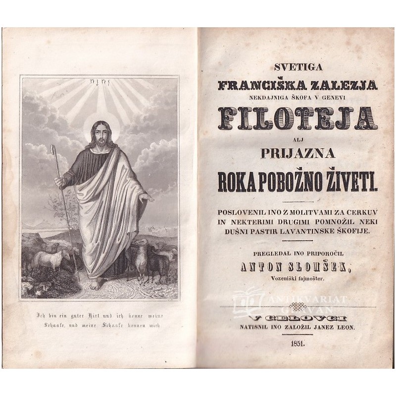 Svetiga Frančiška Zalezija, nekdanjega škofa v Genevi, Filoteja alj prijazna roka pobožno živeti