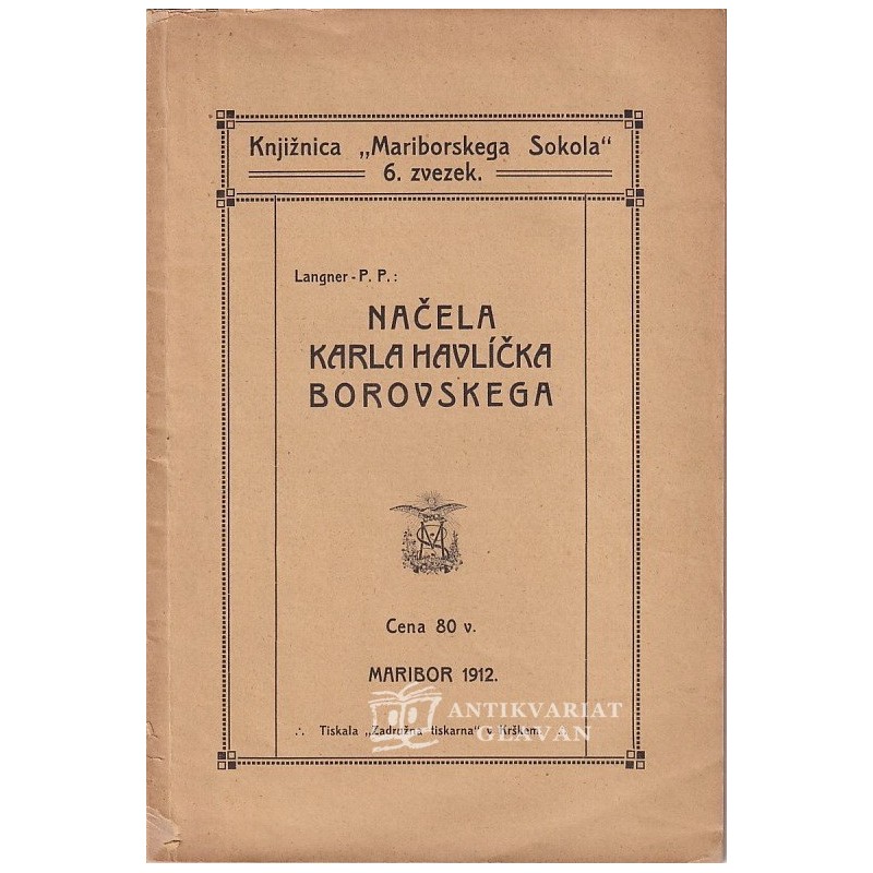 Jan Josef Langer - Načela Karla Havlíčka Borovskega