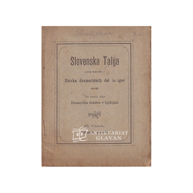 Anton Funtek - Teharski plemiči (Slovenska Talija)