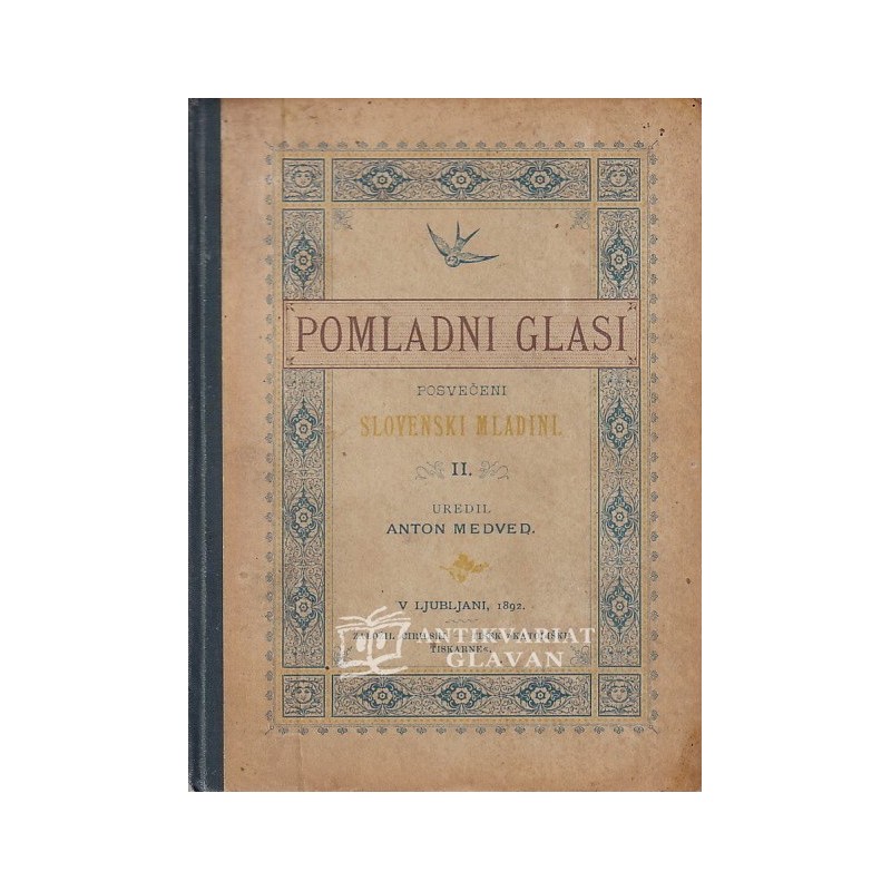 POMLADNI glasi : posvečeni slovenski mladini. II