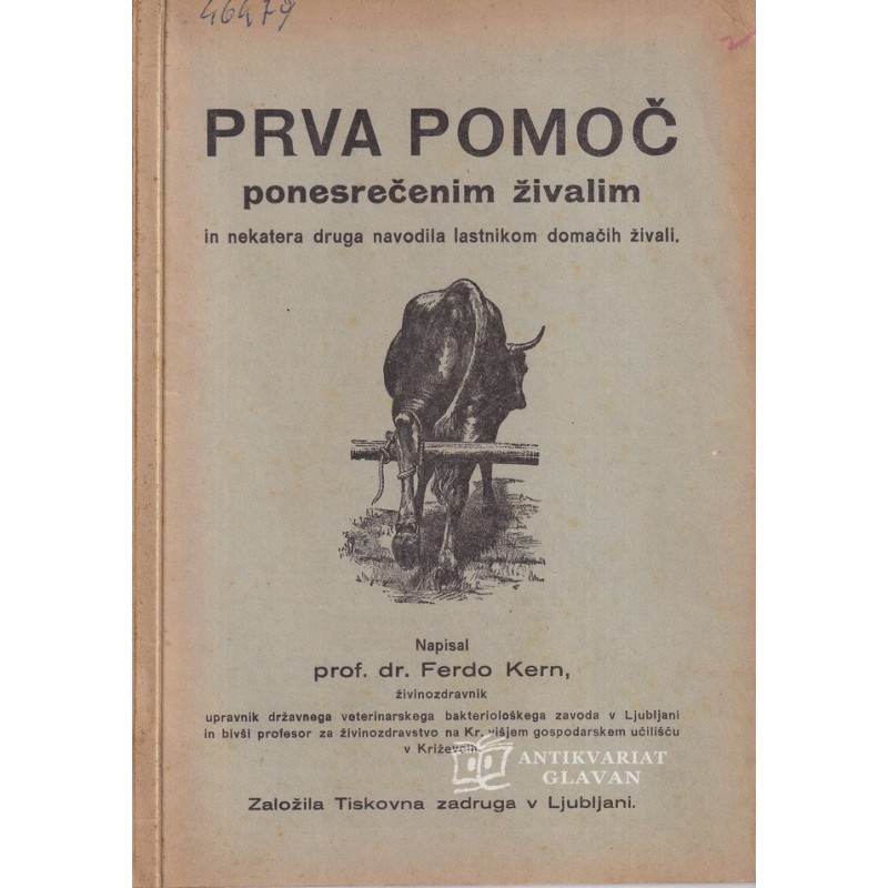 Ferdo Kern - Prva pomoč ponesrečenim živalim