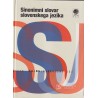 Sinonimni slovar slovenskega jezika