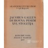 Jacobus Gallus duhovna pesem XVI. stoletja