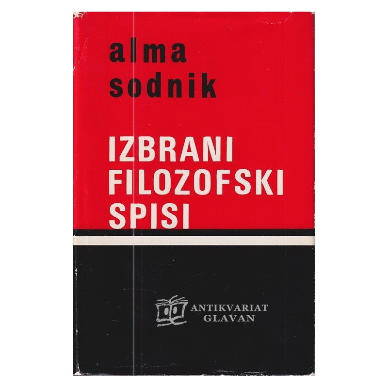 Alma Sodnik - Izbrani filozoski spisi