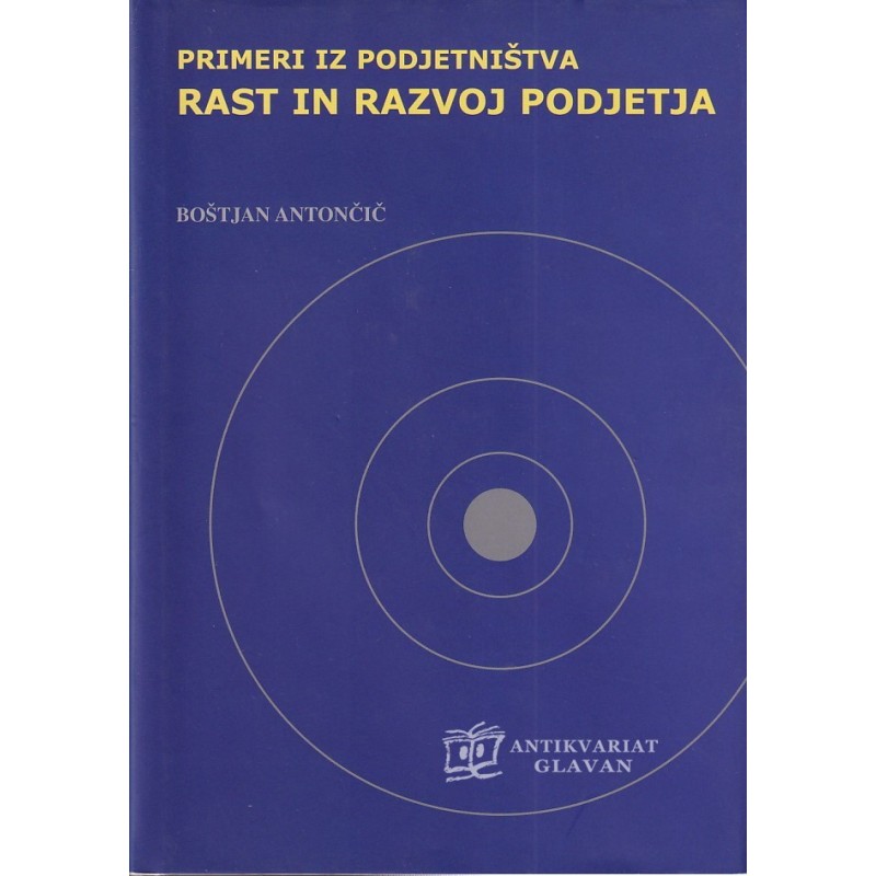 Boštjan Antončič - Primeri iz podjetništva