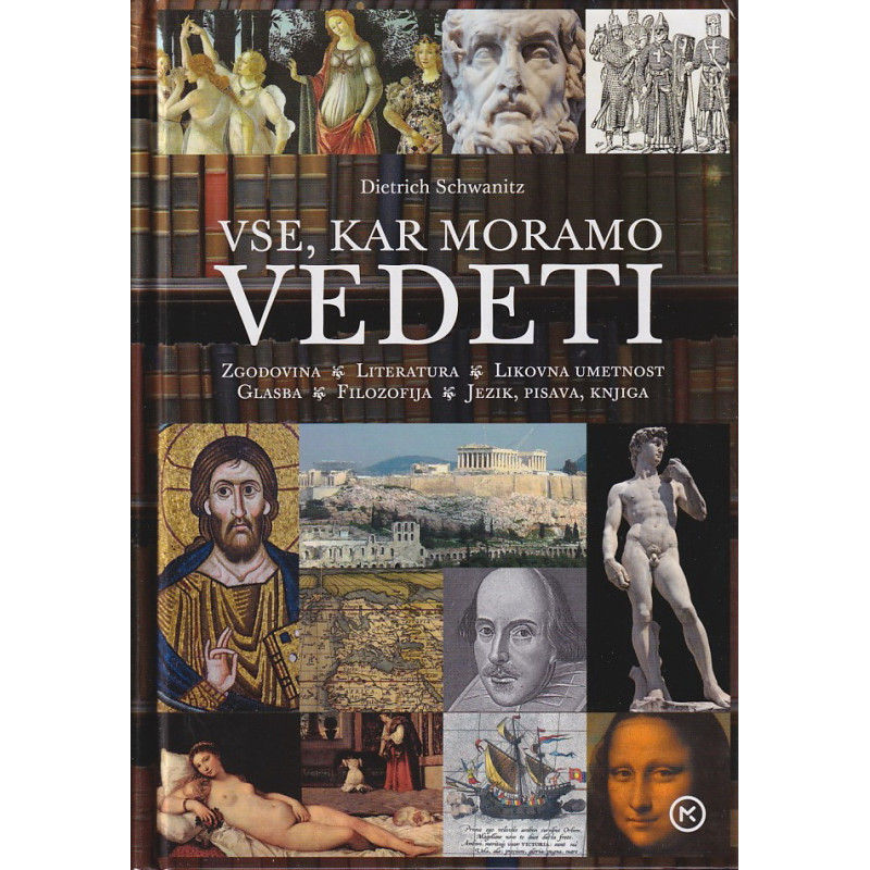 Dietrich Schwanitz - vse, kar moramo vedeti : zgodovina, literatura, likovna umetnost, glasba, filozofija, jezik, pisava, knjiga
