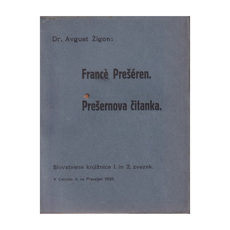 France Prešeren - Prešernova čitanka
