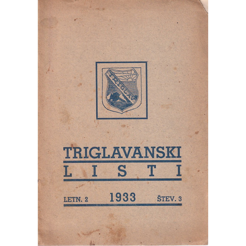 Triglavanski listi, let. 2, št. 3, 1933