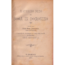 Ivan Nepomuk Jemeršić - Materino delo za Boga in domovino