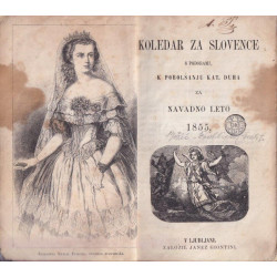 23. Koledar za Slovence s podobami k poboljšanju kat. duha za navadno leto 1855