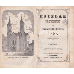 24. Koledar slovenski za navadno leto 1858