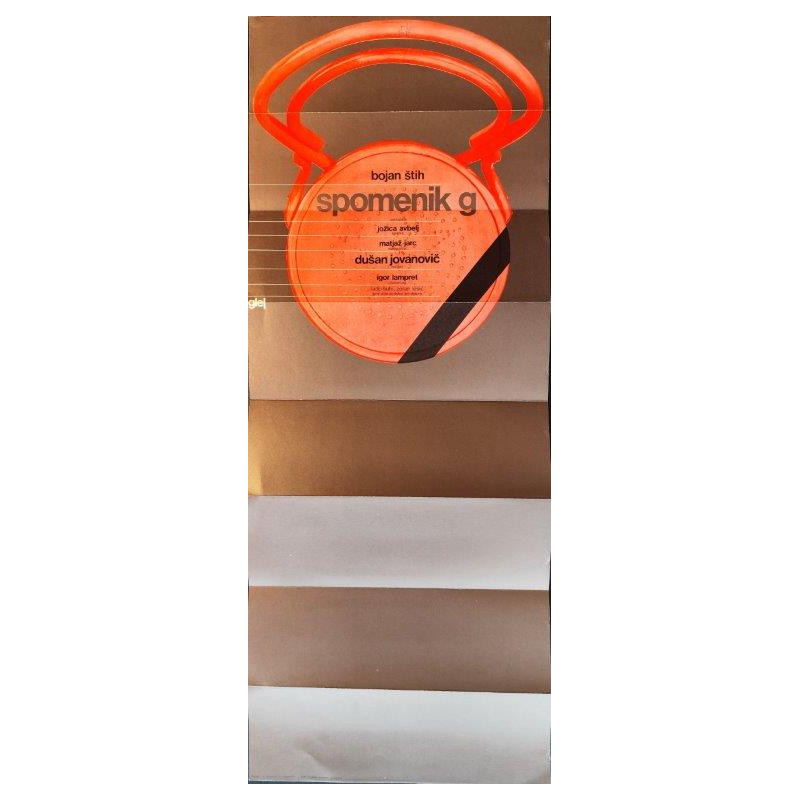 27. Spomenik G - gledališki list/plakat