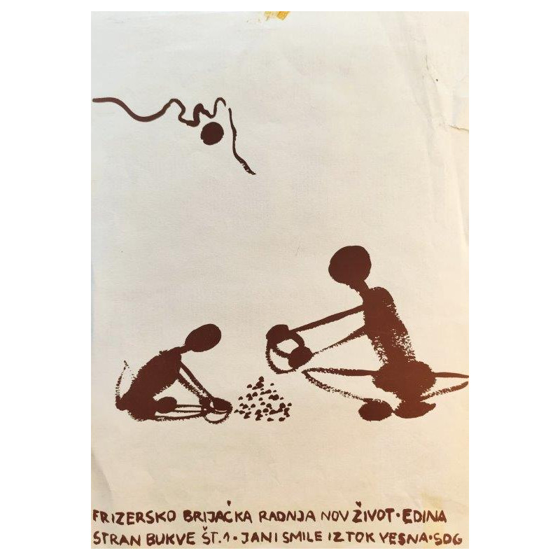 30. Frizersko brijačka radnja Nov život. Edina stran bukve št. 1