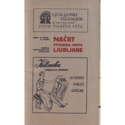 43. LJUBLJANA - lot zemljevidov