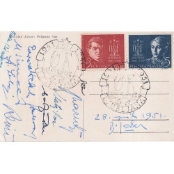 159. Božidar Jakac - Požgana vas (razglednica)