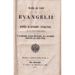 48. BERILA ali Listi in evangelii u nedelje in praznike celega leta, in vse dni svetega posta