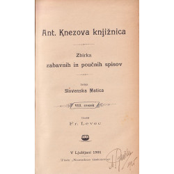 Anton Knezova knjižnica. Zbirka zabavnih in poučnih spisov 8: Ivan Cankar - Tujci