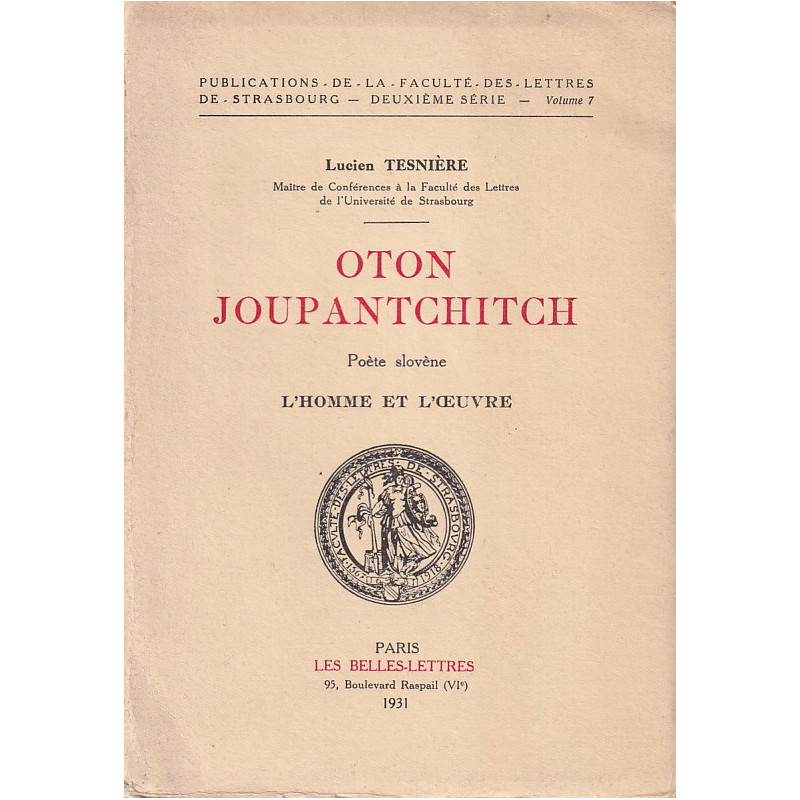 Lucien Tesnière - Oton Joupantchitch