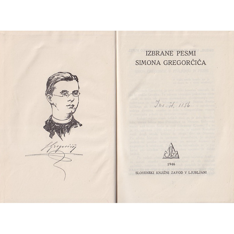 Izbrane pesmi Simona Gregorčiča
