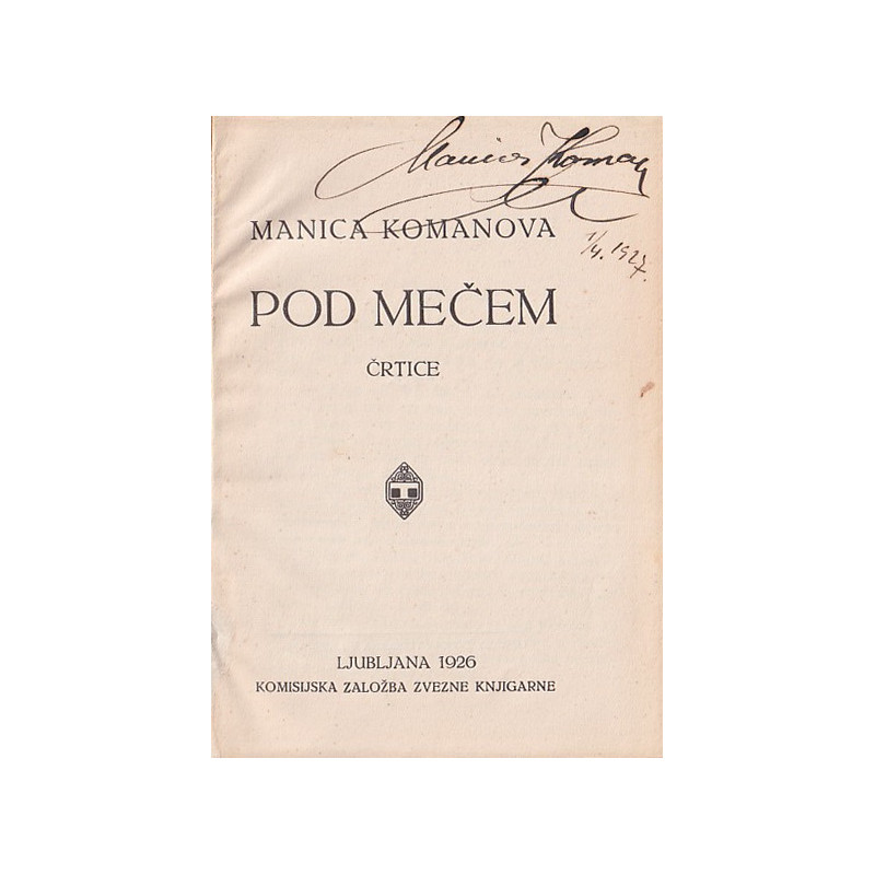 Manica Komanova - Pod mečem