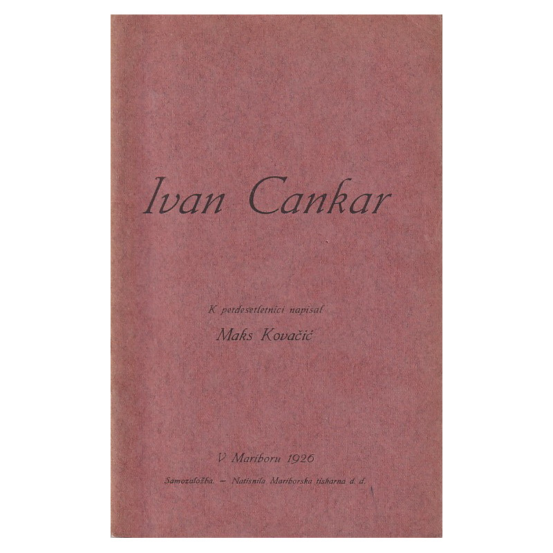 Maks Kovačič - Ivan Cankar