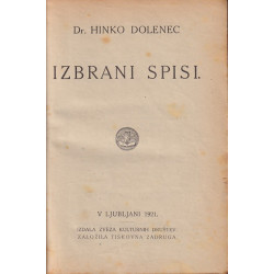 Hinko Dolenec - Izbrani spisi