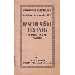 Izseljeniški vestnik za pouk našemu narodu