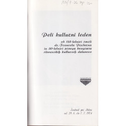 Peti kulturni teden. Ob 125-letnici smrti dr. Franceta Prešerna