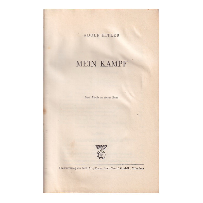 Adolf Hitler - Mein Kampf