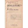 Anton Bonaventura - Dekletom. Krščansko življenje