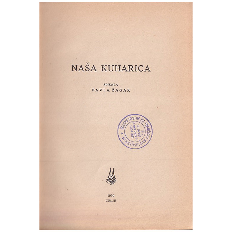 Pavla Žagar - Naša kuharica