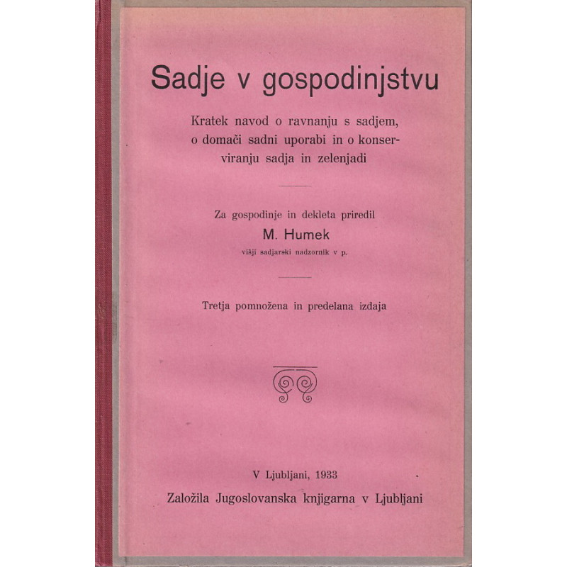 Martin Humek - Sadje v gospodinjstvu