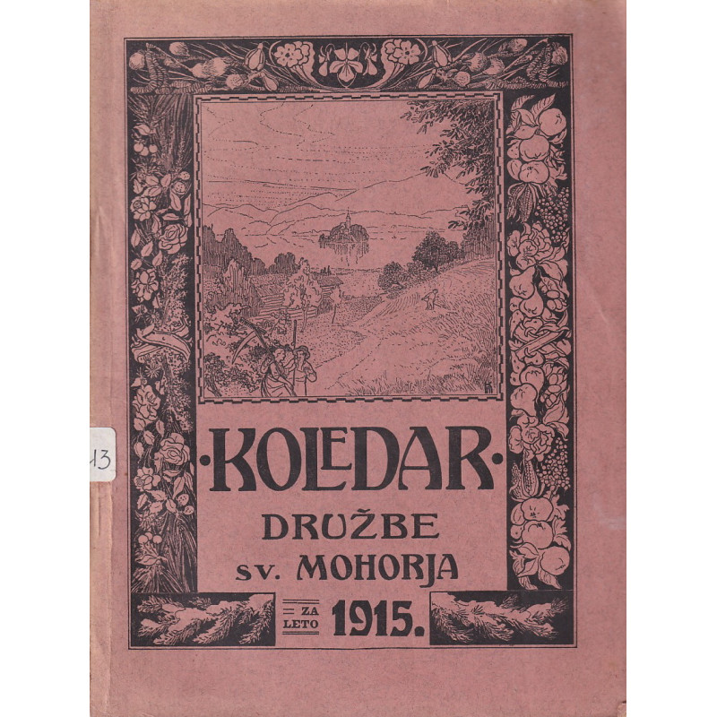 Koledar družbe sv. Mohorja za leta 1915