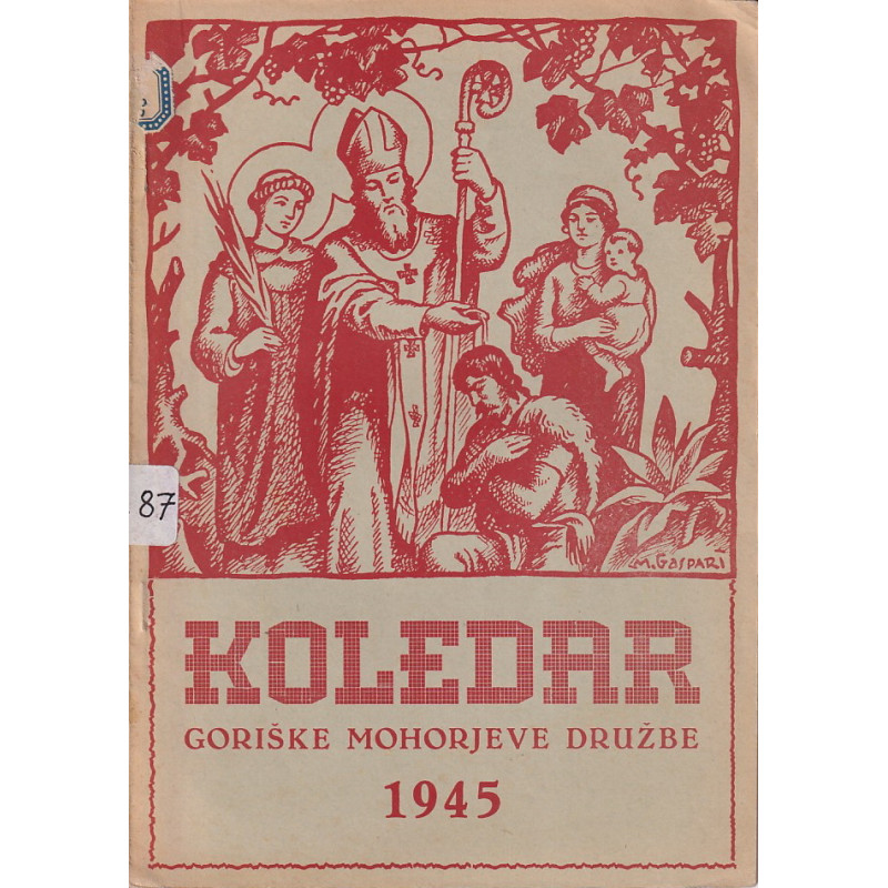 Koledar Goriške Mohorjeve družbe za leto 1945