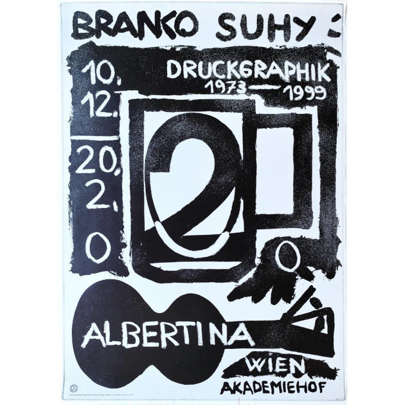 120. Branko Suhy - Druckgraphik 1973-1999 : 10. 12. -20. 2. 00, Albertina, Wien, Akademiehof