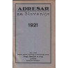 9. Adresar za Slovenijo 1921