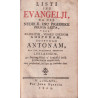 81. LISTI inu Evangelji, na use nedele, inu prasnike zeliga lejta - Sveti postni Evangelii