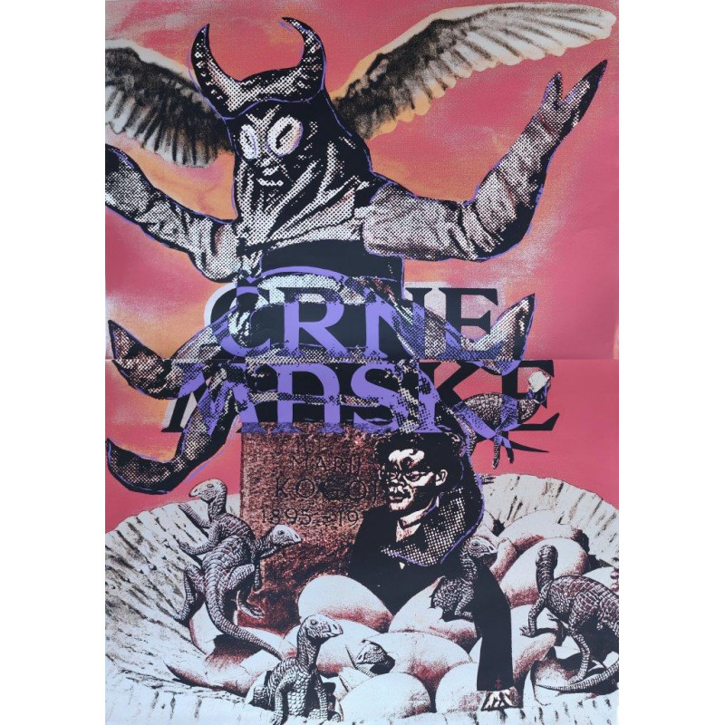 86. Novi kolektivizem - Grafični osnutek plakata opere Črne maske