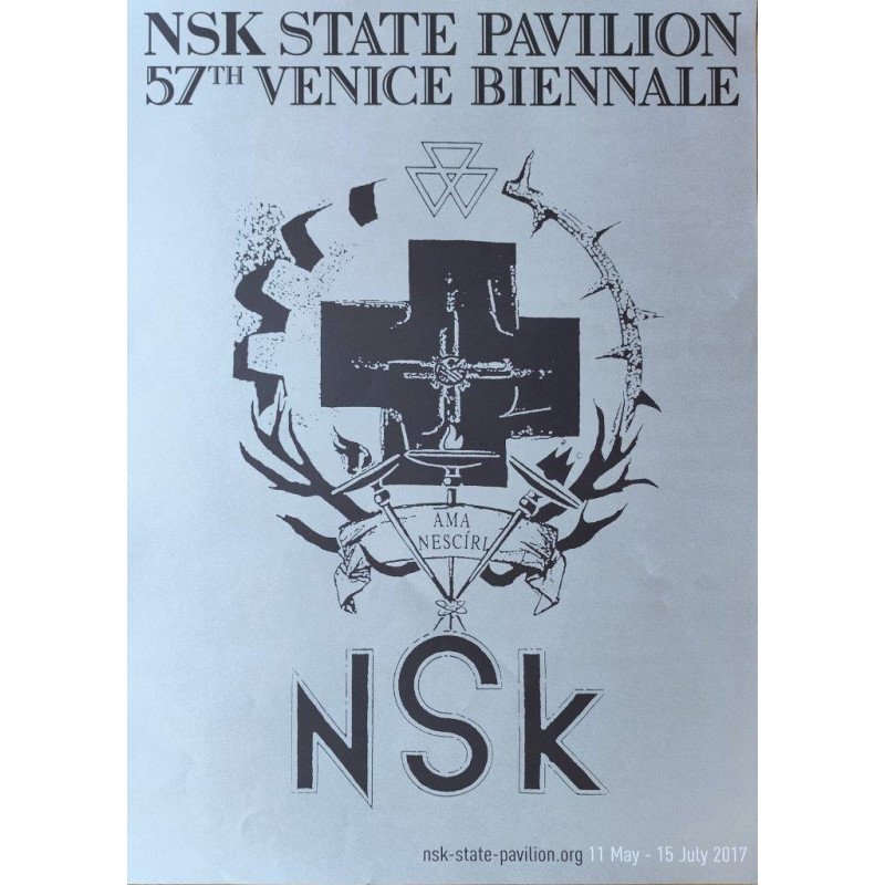 145. NSK state pavilion. 57th venice biennale - plakat