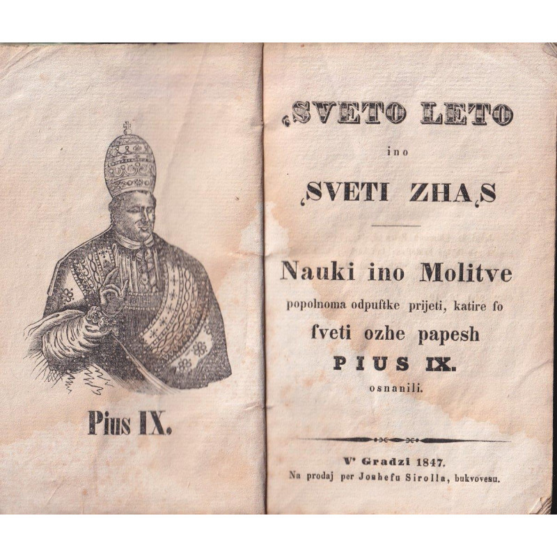 156. Sveto leto ino sveti zhas