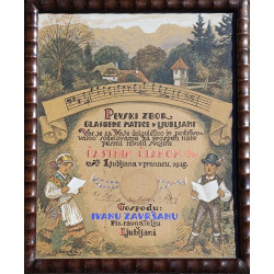 163. Maksim Gaspari - Diploma Ivanu Završanu, 1927
