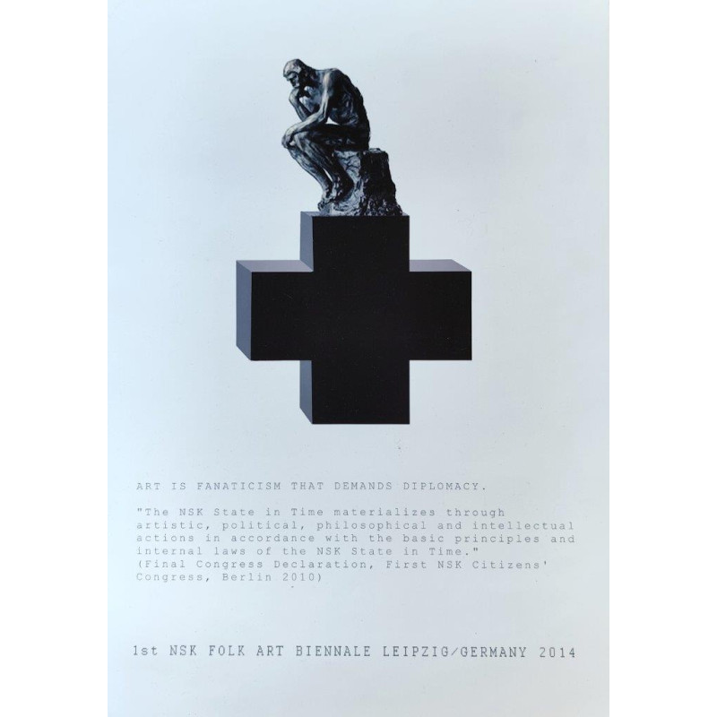 187. 1st NSK folk art biennale 2014 - plakat