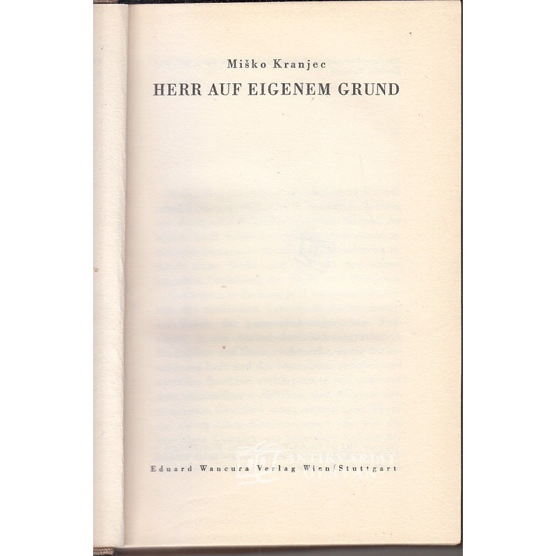Miško Kranjec - Herr auf eigenem Grund