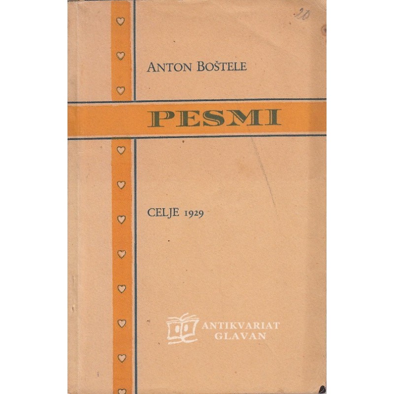 Anton Boštele - Pesmi