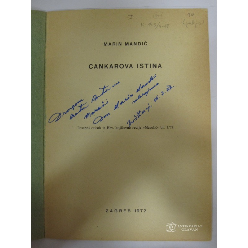 Marin Mandič - Cankarova istina