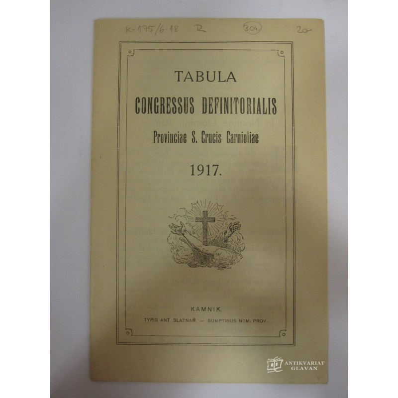 - Tabula Congressus Definitiorialis